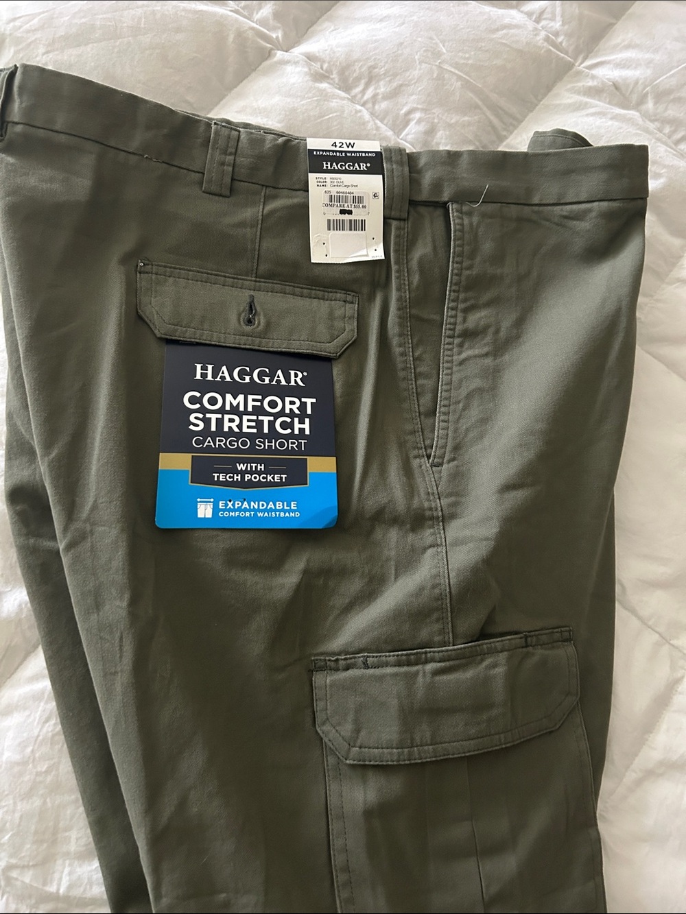 Haggar Men's Comfort Stretch Cargo Short - Olive